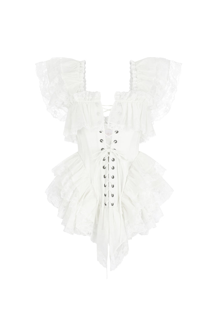 The Ivory Ren Faerie Corset