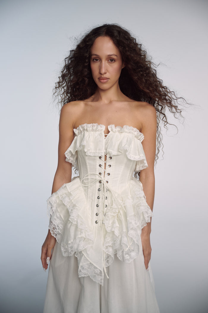 The Ivory Ren Faerie Corset