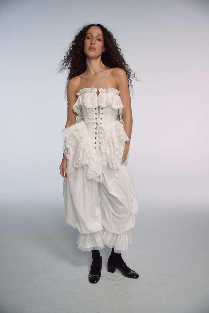 The Ivory Ren Faerie Corset