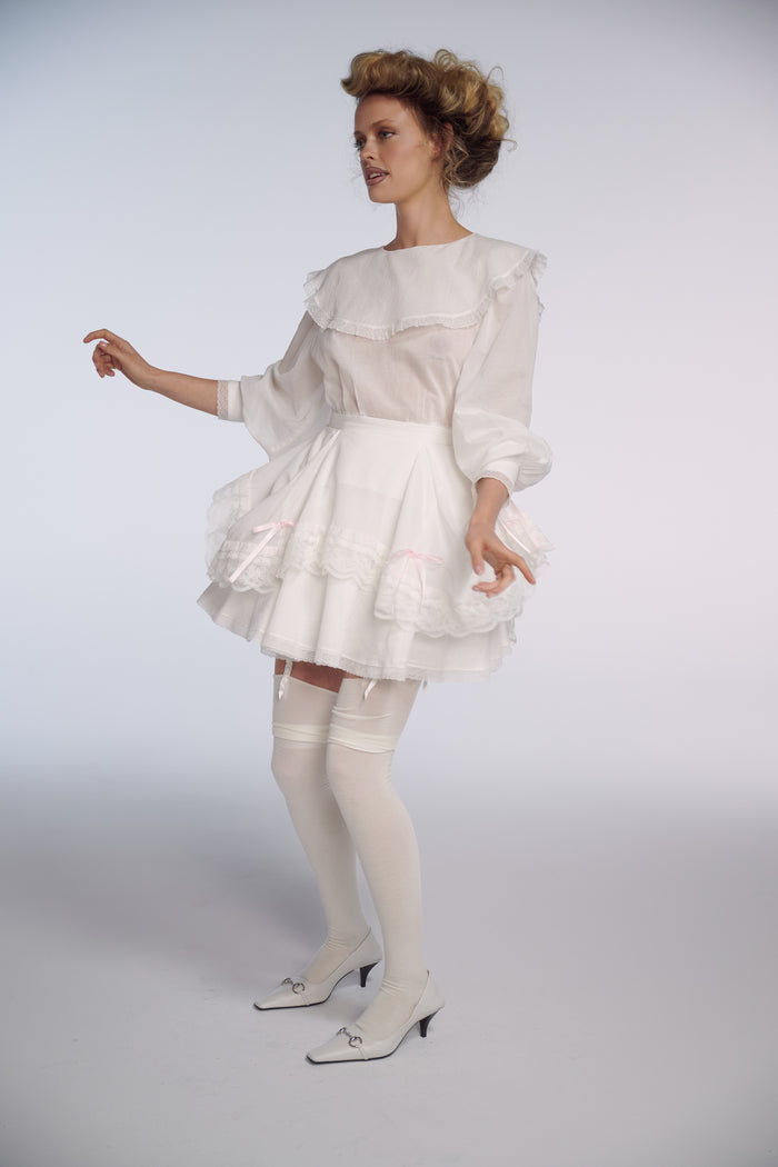 The Ivory Victorian Tea Skirt