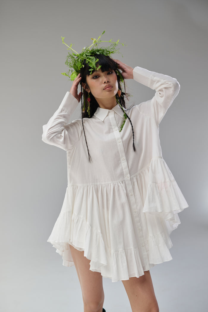 The Ivory Windsor Blouse