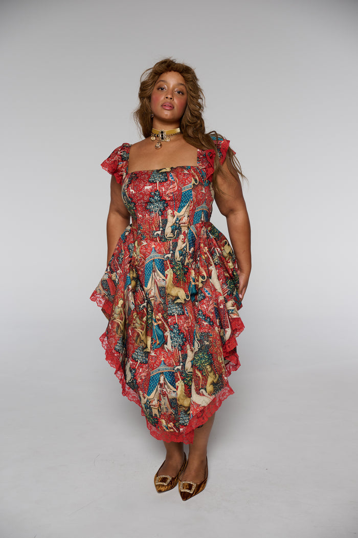 The Lady and the Unicorn Flea Market Dress