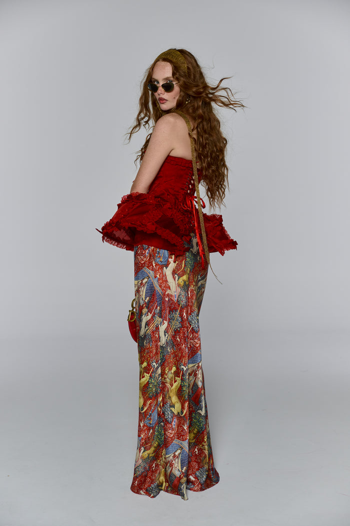 The Lady And The Unicorn Flutter Slip Skirt
