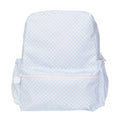 The Large Backpack-Blue Gingham