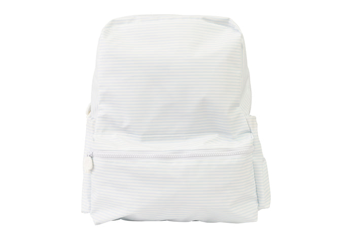 The Large Backpack-Light Blue Stripe