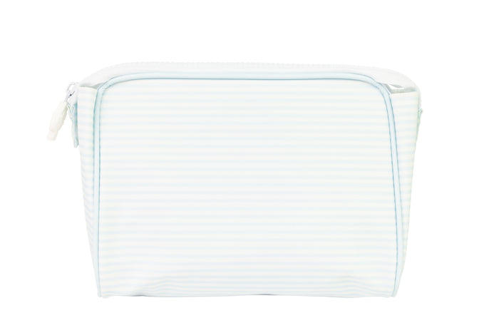 The Large Go Bag- Light Blue Stripe