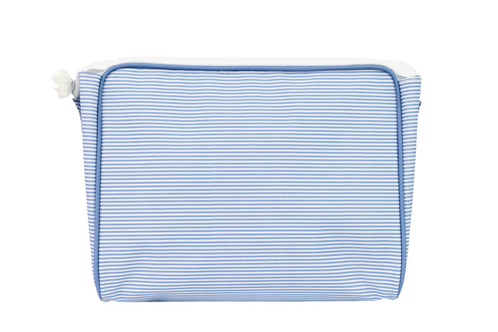 The Large Go Bag-Navy Stripe