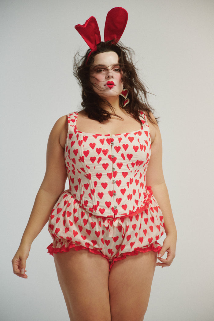 The Queen Of Hearts Rebel Corset