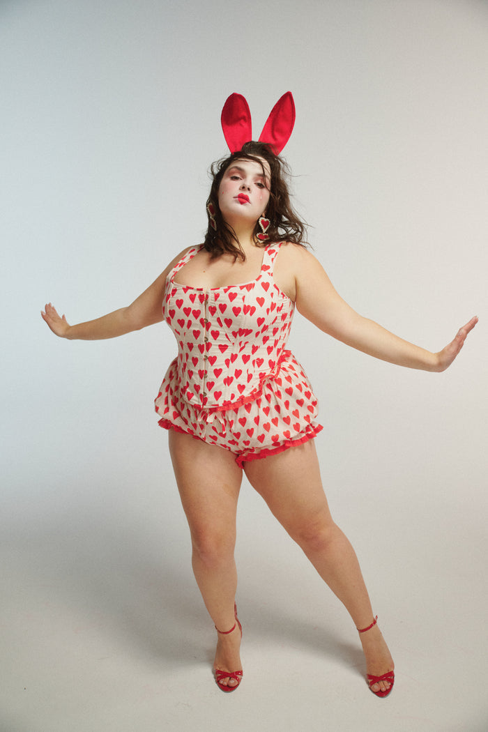 The Queen Of Hearts Rebel Corset
