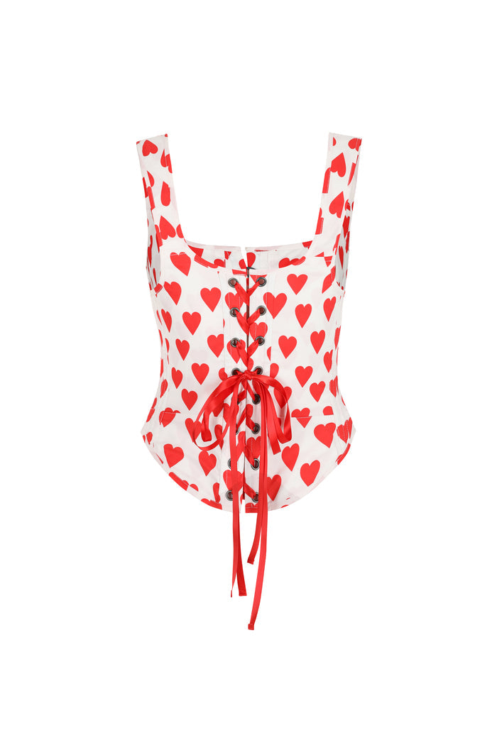 The Queen Of Hearts Rebel Corset