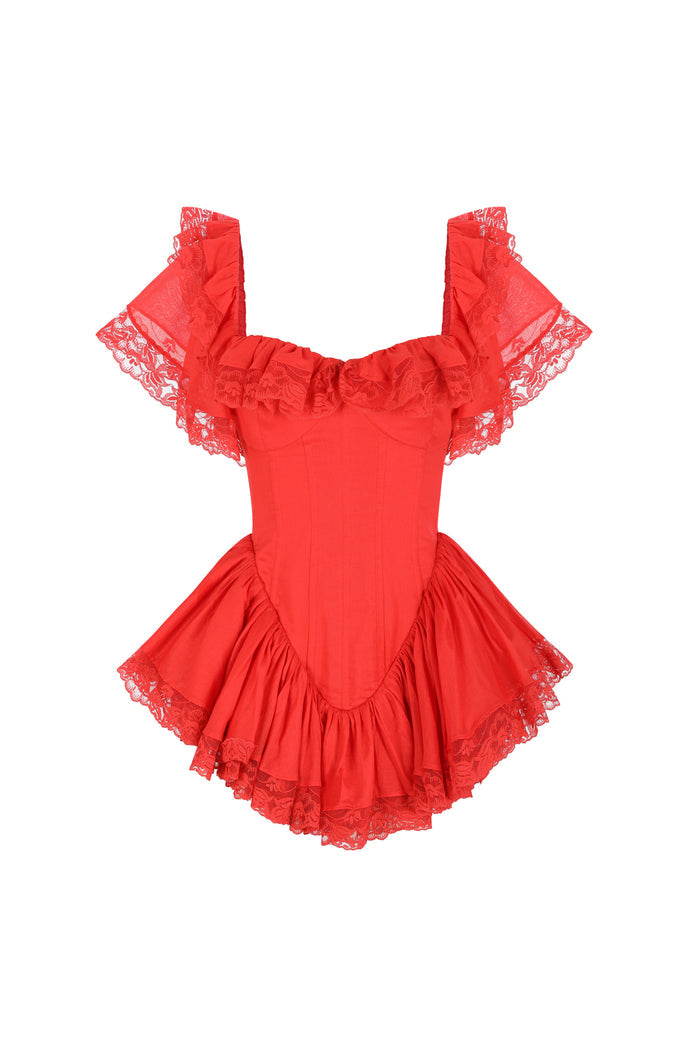 The Revolt Red Cupid Top