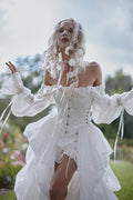 The Silk Vanilla Lagoon Corset