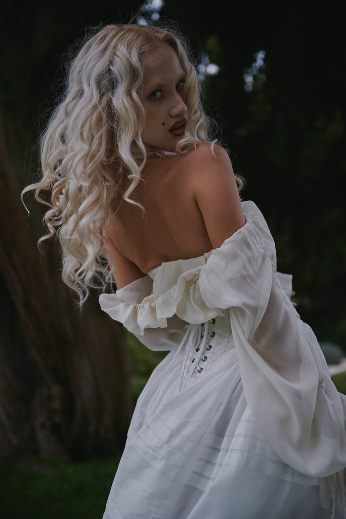 The Silk Vanilla Lagoon Corset