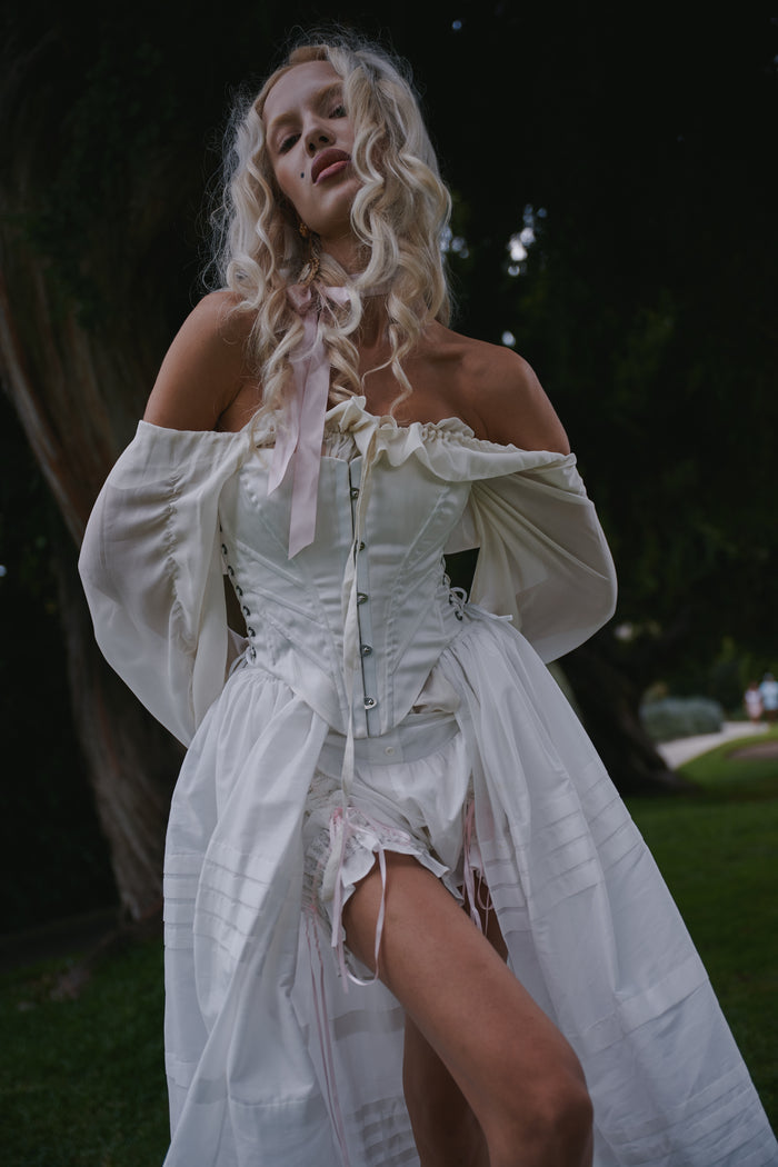 The Silk Vanilla Lagoon Corset