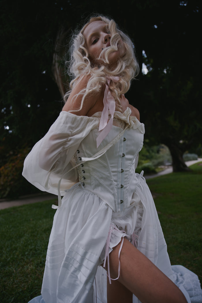 The Silk Vanilla Lagoon Corset