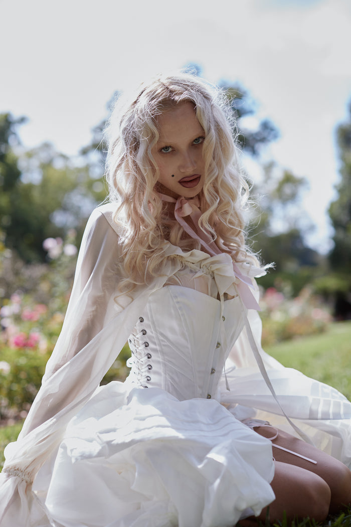 The Silk Vanilla Lagoon Corset