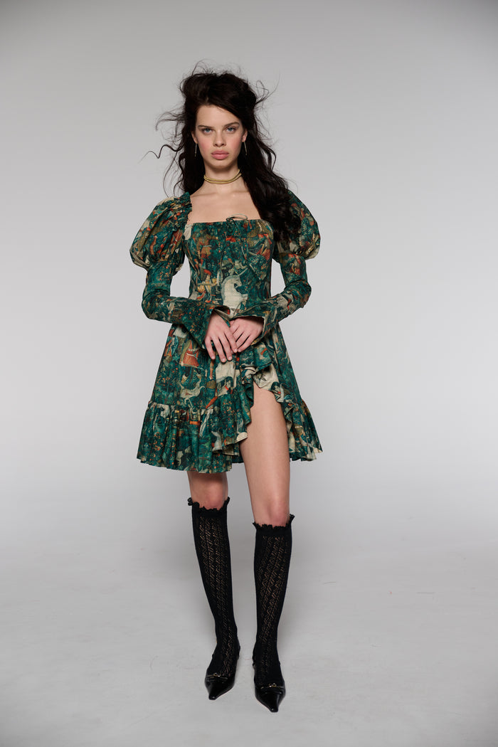 The Unicorn Defends Himself Astronomers Mini Dress