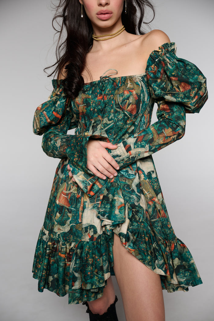 The Unicorn Defends Himself Astronomers Mini Dress