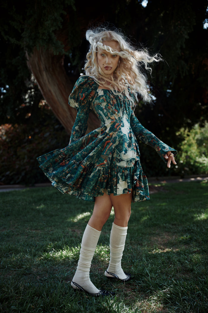 The Unicorn Defends Himself Astronomers Mini Dress