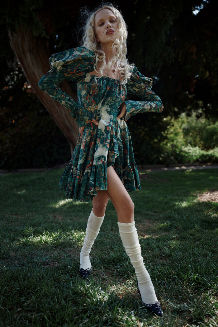 The Unicorn Defends Himself Astronomers Mini Dress