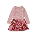 Tiered Twirl Dress-Turkish Rose