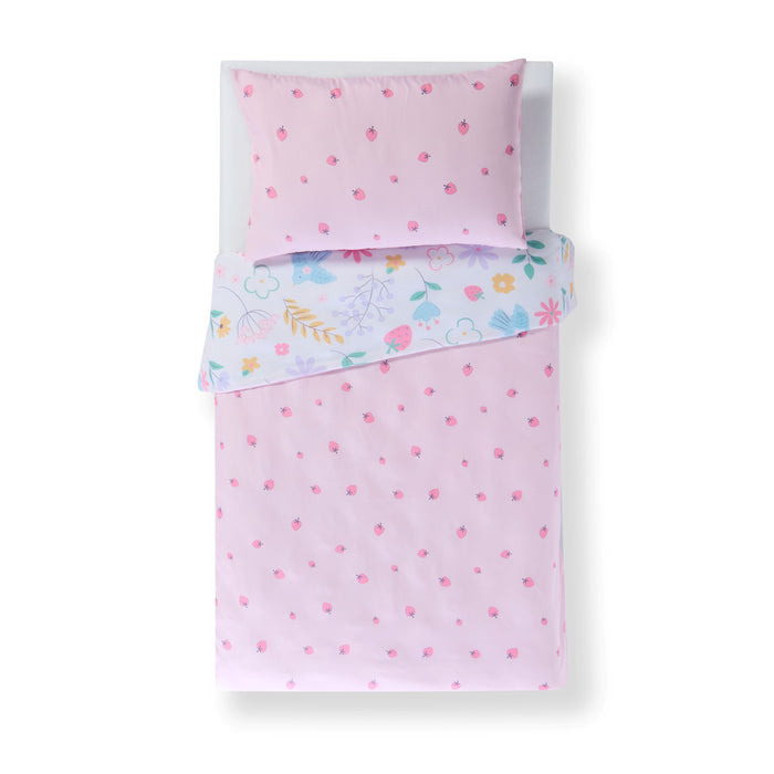 Toddler Duvet and Pillow Bedding Set - Flowers