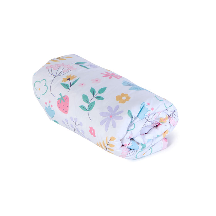 Toddler Duvet and Pillow Bedding Set - Flowers