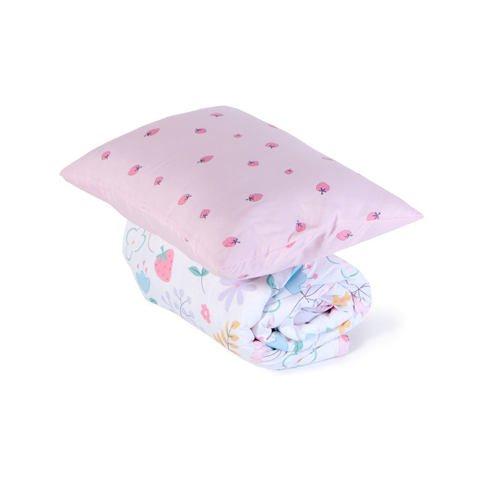 Toddler Duvet and Pillow Bedding Set - Flowers