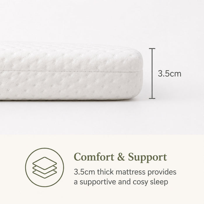 Travel Cot Mattress - Roll n Go - 70 x 100 x 3cm