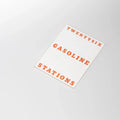 Twenty Six Gasoline Stations is a rare artist book by Takashi Homma.