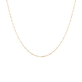 Unbreakable Barely There Chain Necklace Stainless Steel Yellow Gold 18in First