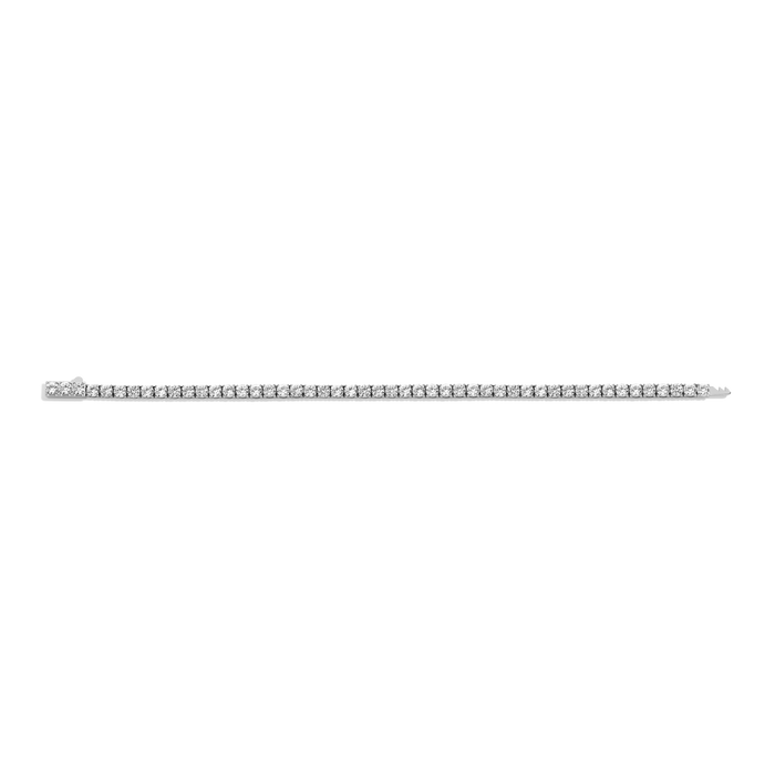 Unbreakable Lab Grown White Sapphire Tennis Bracelet Stainless Steel White Gold 6in 6.5in 7in 7.5in