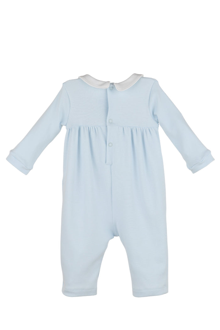 Warm Winter Home Smocked Romper