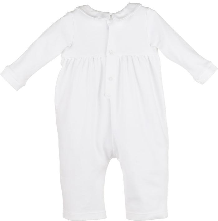 Warm Winter Home Smocked Romper