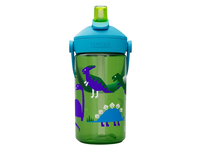 Front view of CamelBak Water Bottle - 14oz - Dino. Available at www.tenlittle.com