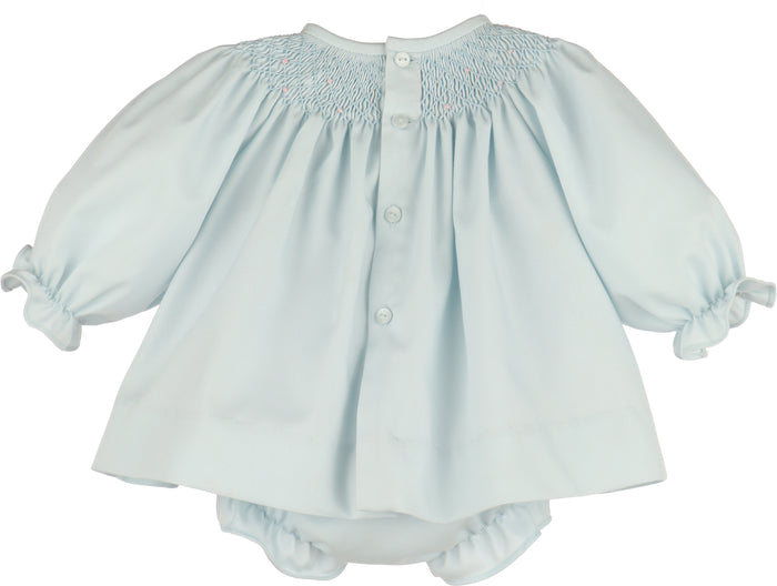 Welcome Home Waves Smocked Set-Blue