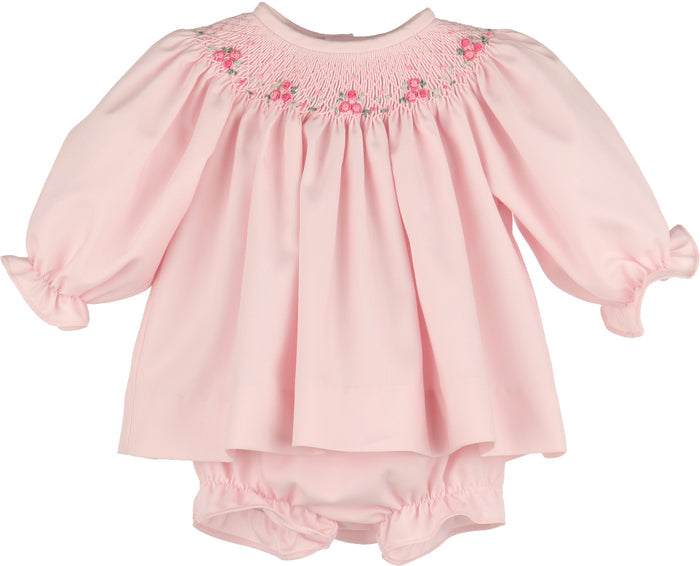 Welcome Home Waves Smocked Set-Pink