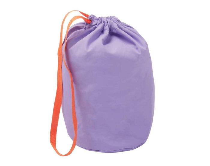 Drawstring bag of Primary - Windbreaker - Iris - Available at www.tenlittle.com