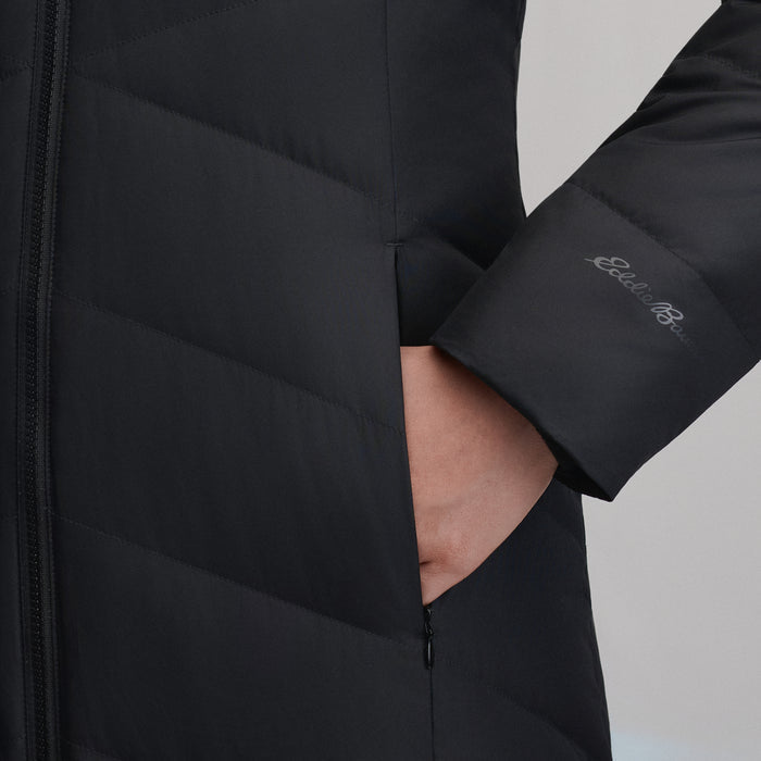 Women's Classic Down Duffle Jacket-Black-8