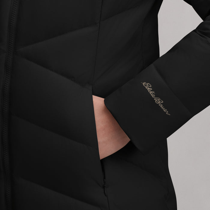 Women's Classic Down Parka-Black-3