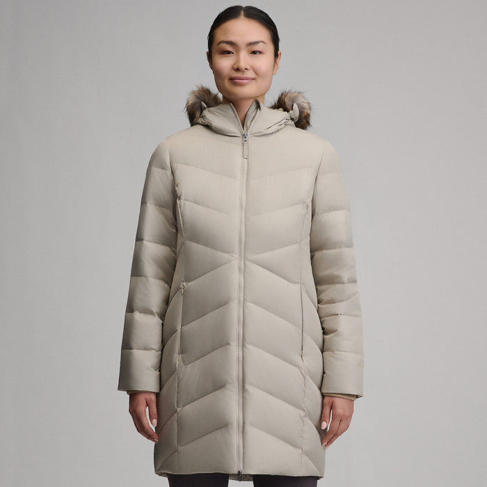 Women's Classic Down Parka-Pumice-1