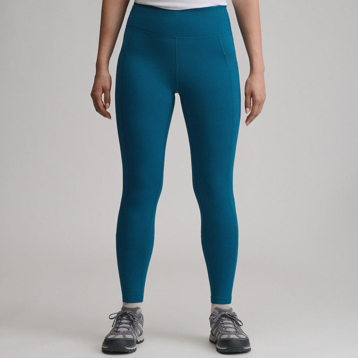Women's Cold Weather Legging-Meridian Blue-1