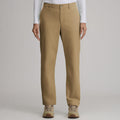 Women's Flannel Lined Cotton Pants-Camel-1