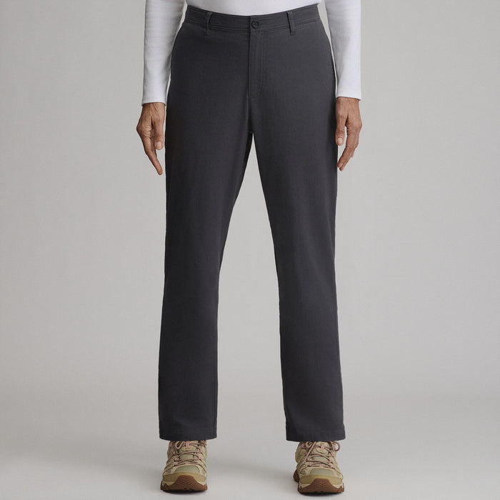 Women's Flannel Lined Cotton Pants-Carbon-1
