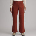 Women's High Waisted Wide-Leg Jean (Colored)-Sable-1