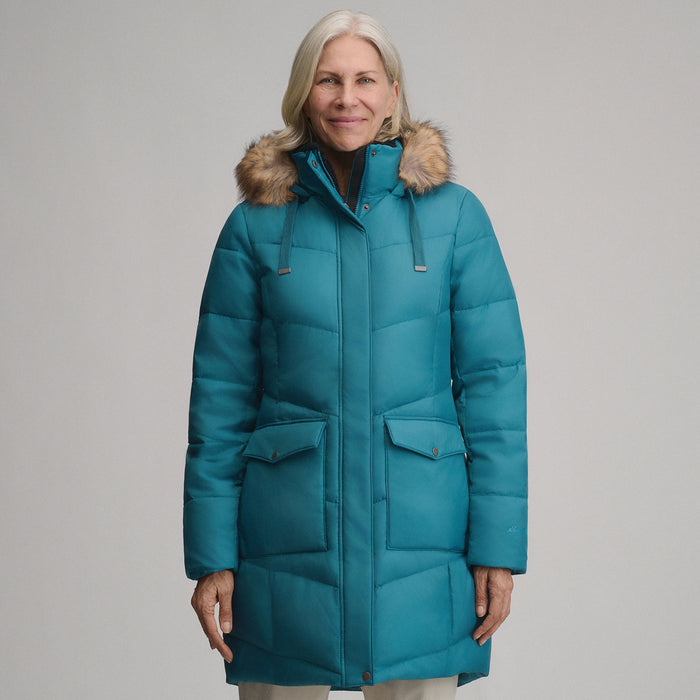 Lodge Cascadian Down Parka-Meridian Blue-2