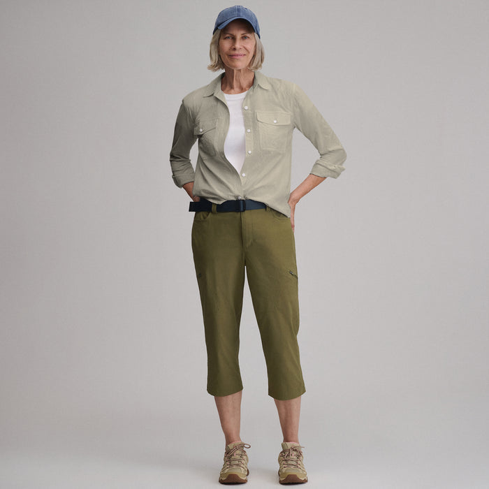 Women's Mountain 3.0 Long-Sleeve Shirt - Solid-Dusty Sage-4