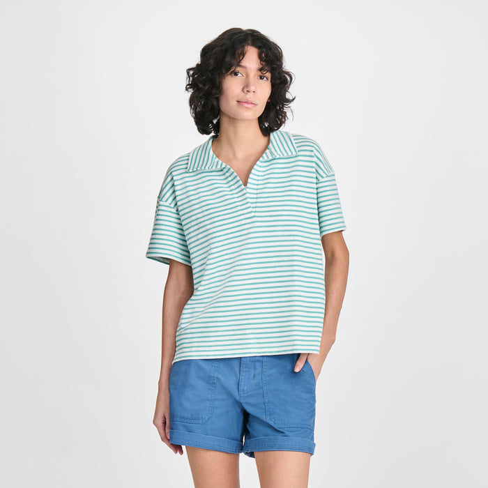 Women's Northport Textured SS Slub-Surf-1