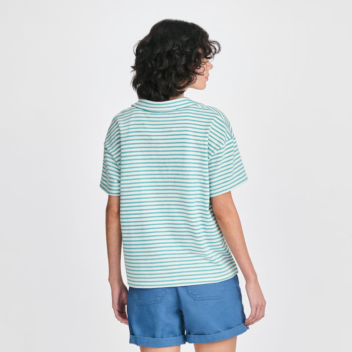 Women's Northport Textured SS Slub-Surf-2