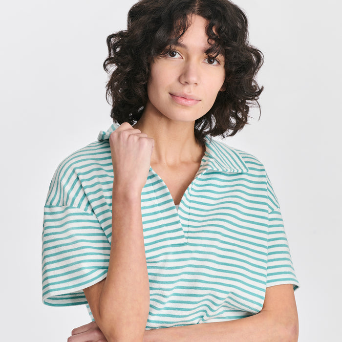 Women's Northport Textured SS Slub-Surf-3